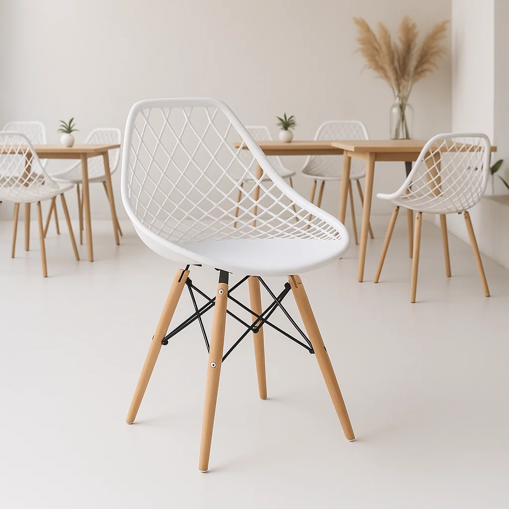 Silla Eames Mesh - Blanca