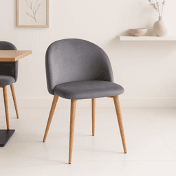 Silla Nórdica Bread - Gris (Caja de 4 Unidades)