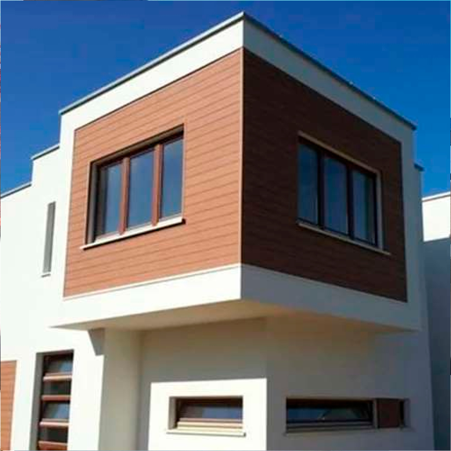Revestimiento Siding Plano WPC exterior Color Madera Clara