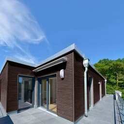 Revestimiento Siding Plano WPC exterior Color Madera Oscura