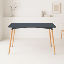 Mesa Eames Rectangular MDF 120x80 cms - Negra