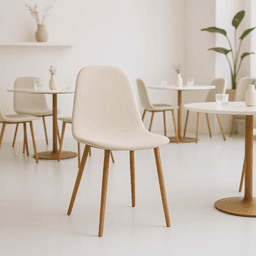 Silla Spoon Velvet - Crema