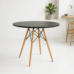 Mesa Eames 80cm redonda - Negra