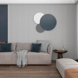 Revestimiento Siding WPC interior color Blanco