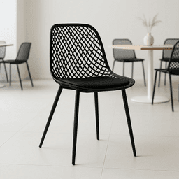 Silla Europa Acolchada - Negra