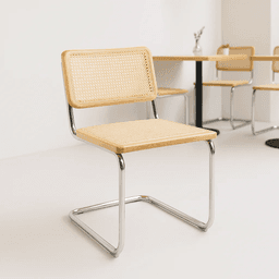 Silla Breuer Madera y Rattan - Madera