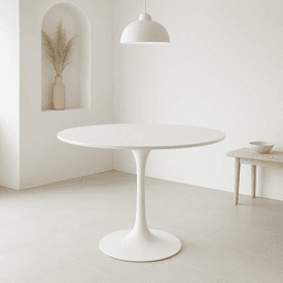 Mesa Tulip 80 cms MDF - Blanca