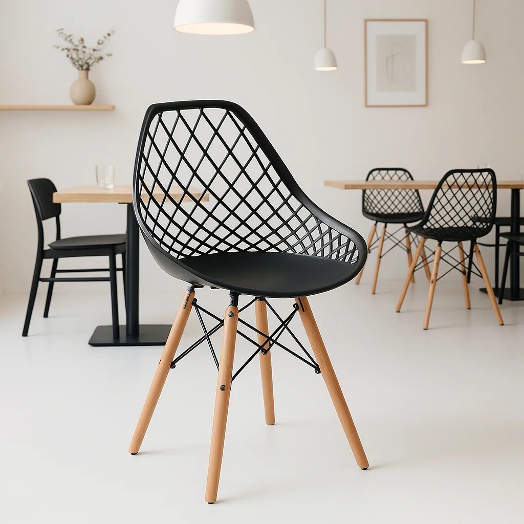 Silla Eames Mesh - Negra