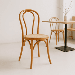 Silla Amelia Rattan - Madera Natural