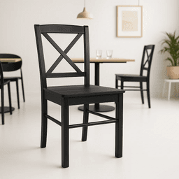 Silla de Madera Simply Negra