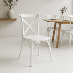 Silla Crossback - Blanca