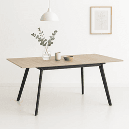 Mesa extensible 120 a 160 cm, ancho 80cm