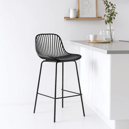 Taburete Tropea 77 cm - Negro