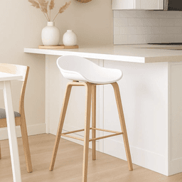 Taburete Nórdico - Blanco