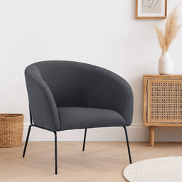 Sillón Arko de Terciopelo - Gris