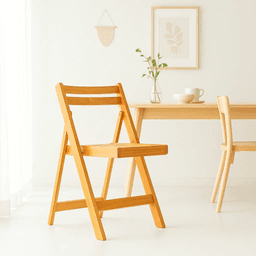 Silla Duna Plegable de Madera Natural