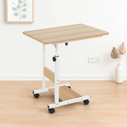 Mesa de computador ajustable roble