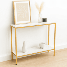 Arrimo white stone cubierta MDF marmol blanco