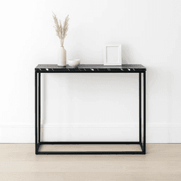 Arrimo black stone cubierta MDF marmol negro