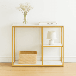 Arrimo white stone MDF marmol blanco con separadores